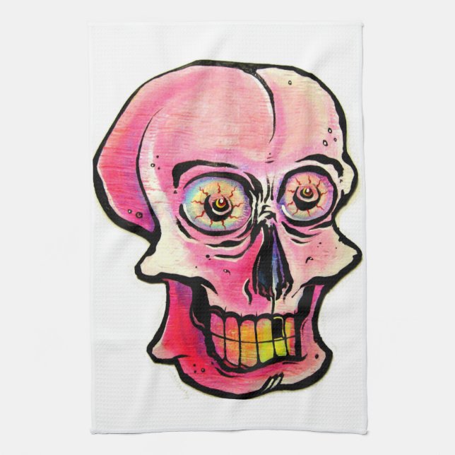 SKULLY TEA TOWEL (Vertical)