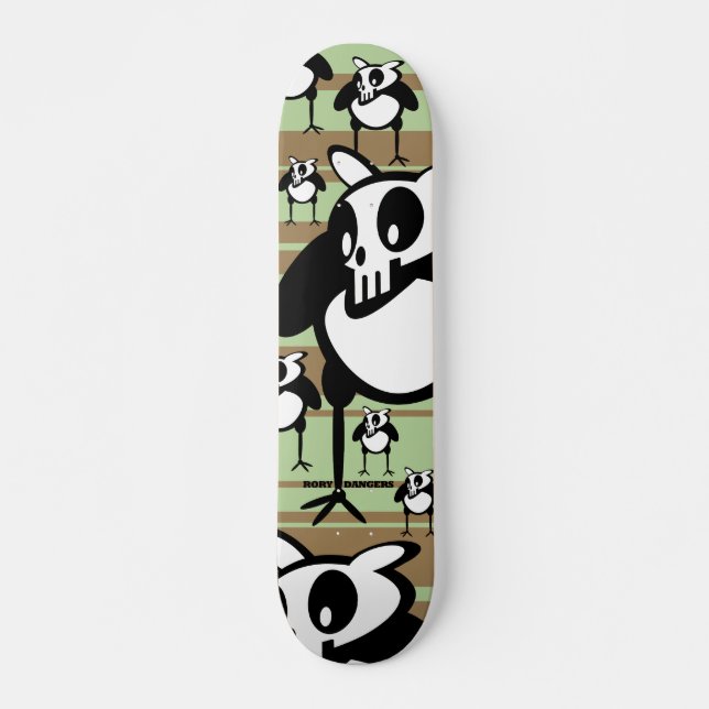 skullycolorboard skateboard (Front)