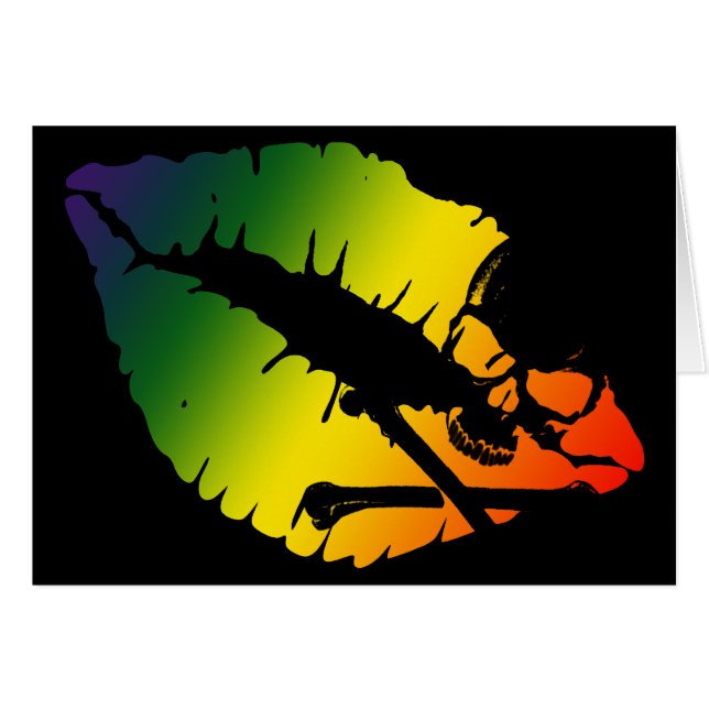 skullz and lips. (Front Horizontal)