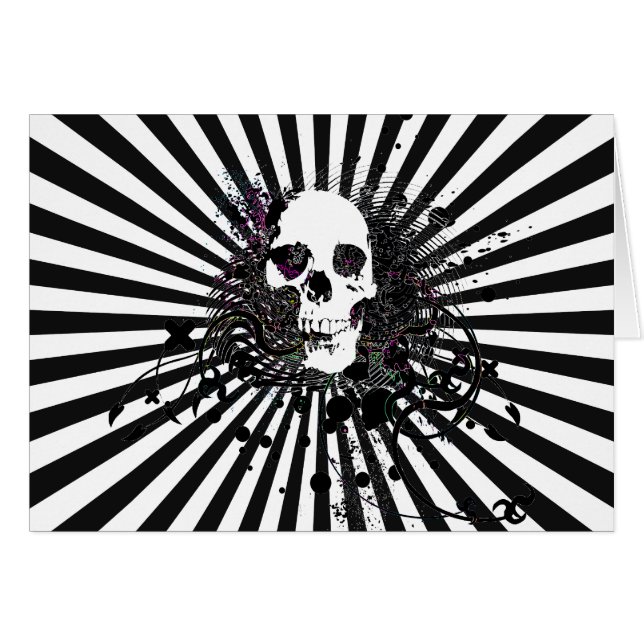 skullz. straight twisted arrows. (Front Horizontal)