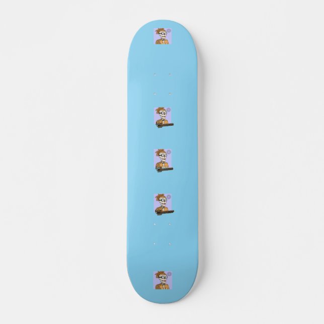 Skult NFT Skateboard by Rancidwear. (Front)