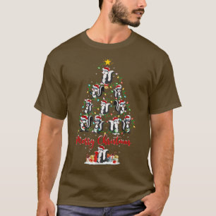 Skunk Animal Lover Matching Santa Skunk Christmas T-Shirt