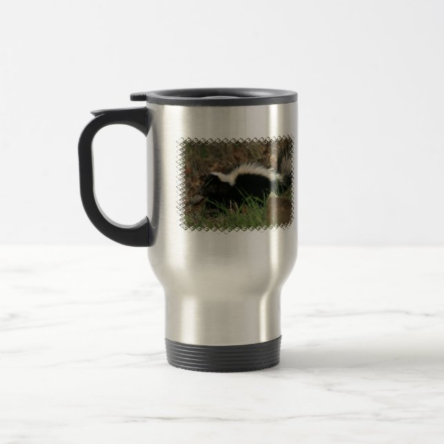 Skunk Behaviour Travel Mug (Left)
