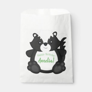 Skunk Birthday Party Favour Bags