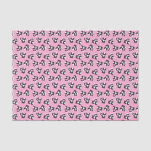 Skunk Birthday Party Kids Pink Tissue Paper
