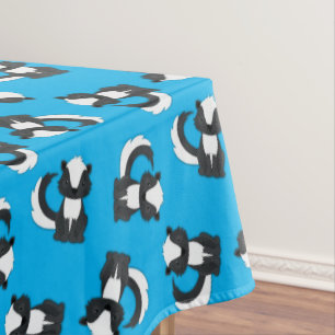 Skunk Birthday Party Kids Tablecloth