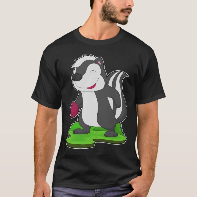 Skunk Bowling Bowling ball T-Shirt (Front)
