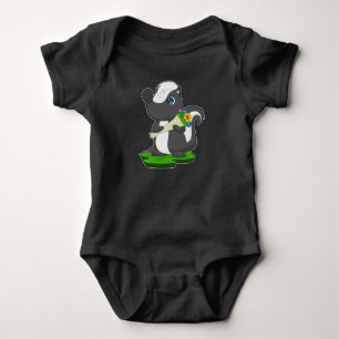 Skunk Bunch of flowers Flowers Baby Bodysuit