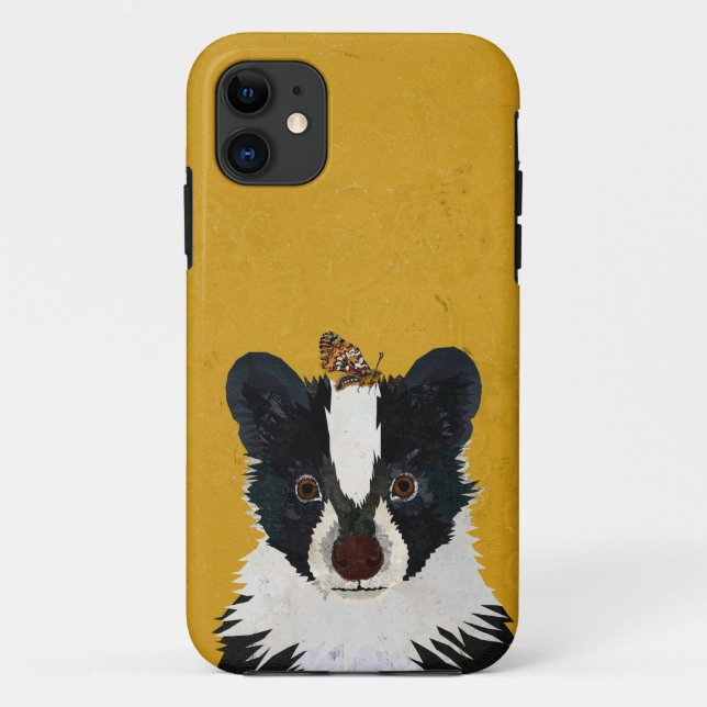 SKUNK & BUTTERFLY Case-Mate iPhone CASE (Back)