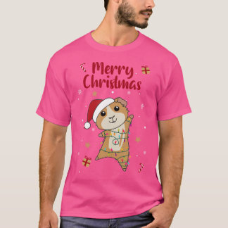 Skunk Christmas Christmas Animal Fairy Lights Skun T-Shirt