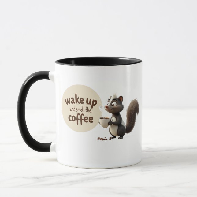 skunk coffee mug (Left)