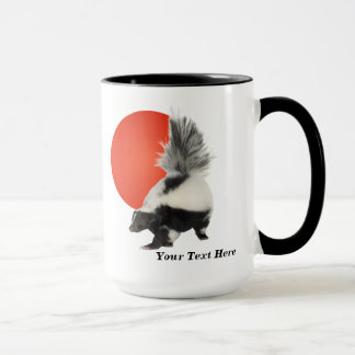 Skunk Coffee Mug - Take A Break! Orange Sun