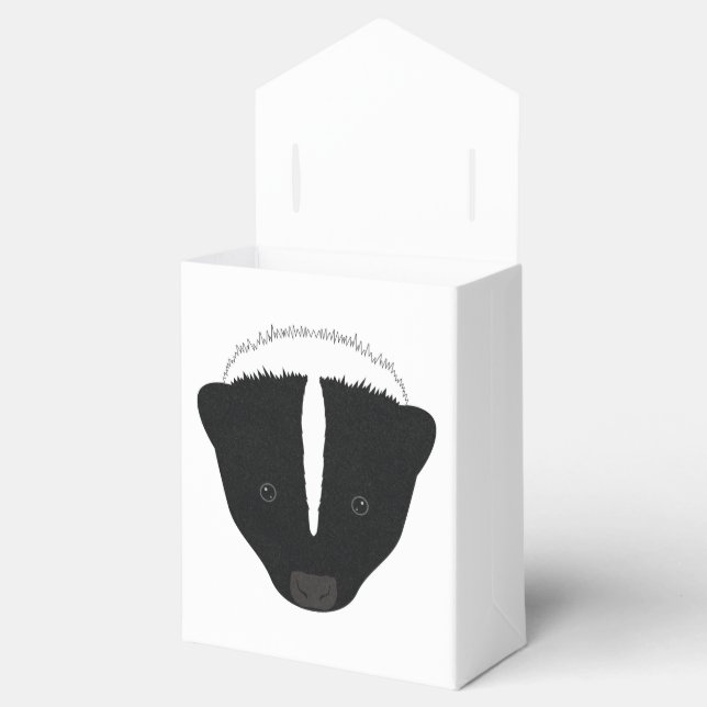 Skunk Face Favour Box (Opened)