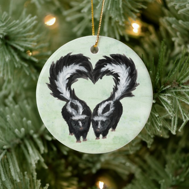 Skunk Heart Ornament (Tree)