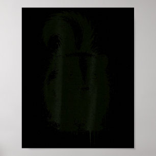 Skunk Ink Art Nge Aesthetic Pest Forest Animal Rtr Poster