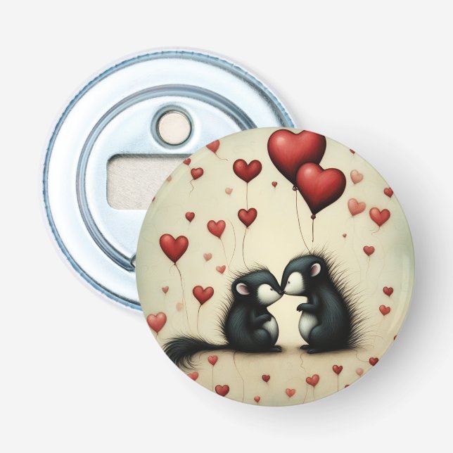 Skunk Love 1 Bottle Opener (Front)