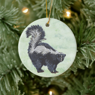 Skunk Ornament