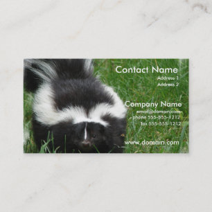 Skunk Photo Business Card