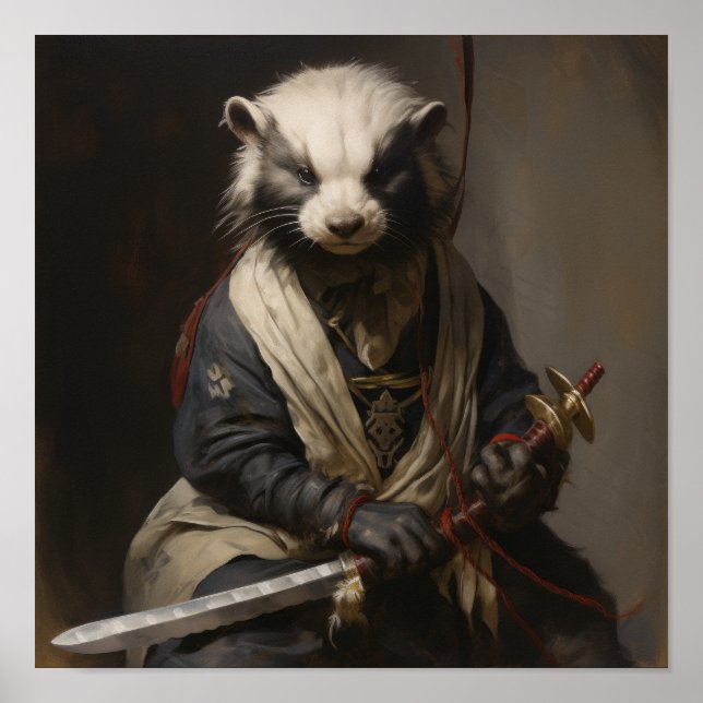 Skunk Samurai - Majestic Bandanna Realism Poster (Front)