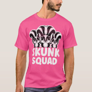 Skunk Squad Animal Humour T-Shirt