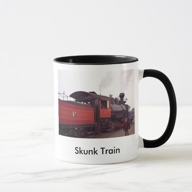 Skunk Train Mug (Right)