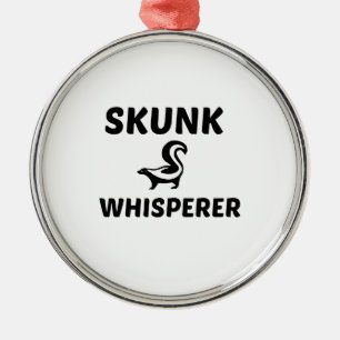 SKUNK WHISPERER METAL TREE DECORATION