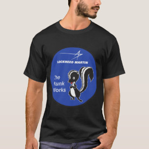 Skunk Works - Blue Roundel Patch - Clean Style   T-Shirt