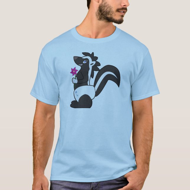 Skunkdude Men's T-Shirt - Large Print (Front)