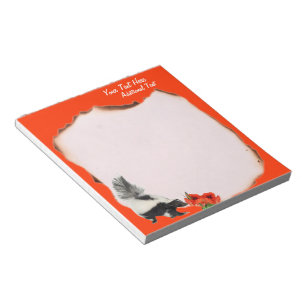 Skunks Smell Flowers Too Customisable Notepad