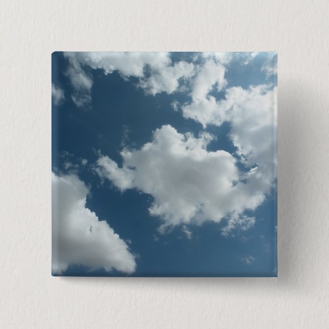 Sky 15 Cm Square Badge (Front)