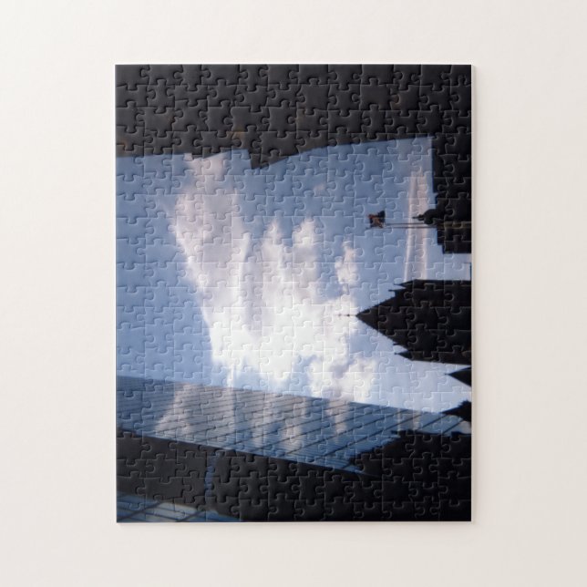 Sky and Clouds in City Jigsaw Puzzle (Vertical)