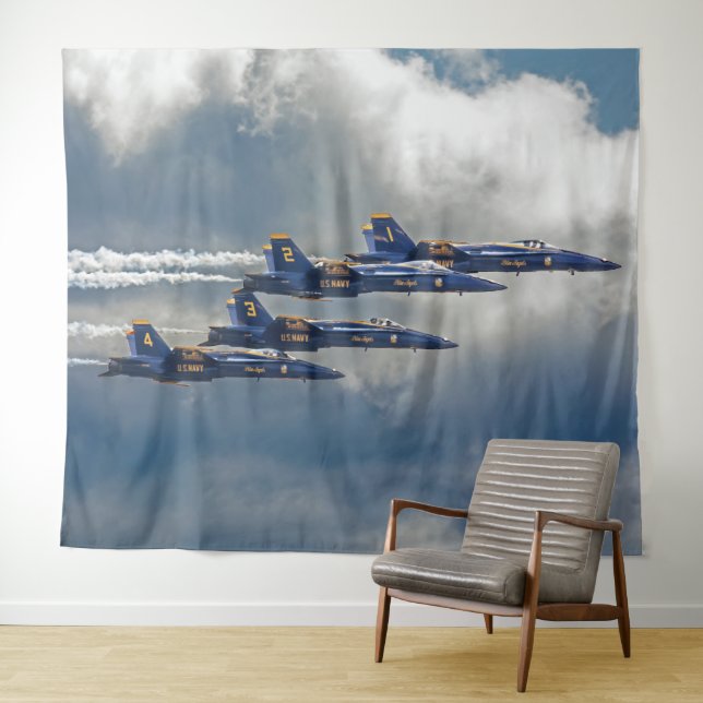 Sky Angels Tapestry (In Situ (Horizontal))