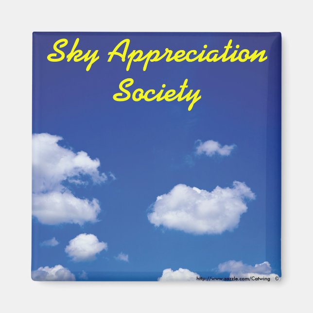 Sky Appreciation Society Magnet (Front)