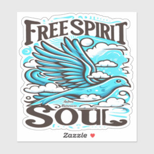 Sky Bird with Free Spirit and Soul