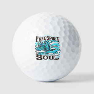 Sky Bird with Free Spirit and Soul Golf Balls