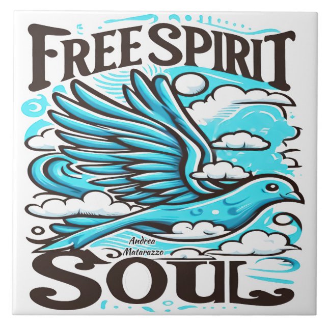 Sky Bird with Free Spirit and Soul Tile (Front)