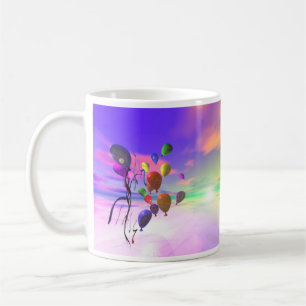 Sky Birthday Balloons Coffee Mug