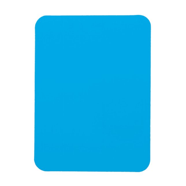Sky Blue #00B0EF, Ball Blue Magnet (Vertical)