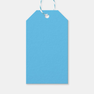 Sky Blue #5EC5F3, Blue Hosta Gift Tags