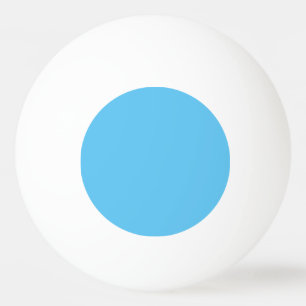 Sky Blue #5EC5F3, Blue Hosta Ping Pong Paddle Ball