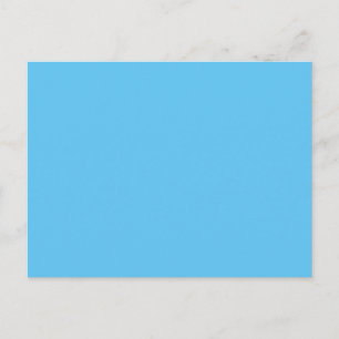 Sky Blue #5EC5F3, Blue Hosta Postcard