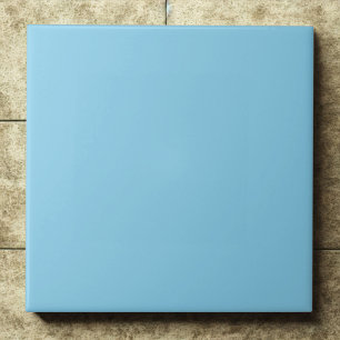 Sky Blue #87ceeb Light Airy Modern Accent Tile