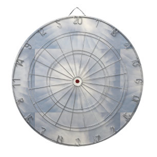 Sky Blue Background Dartboard