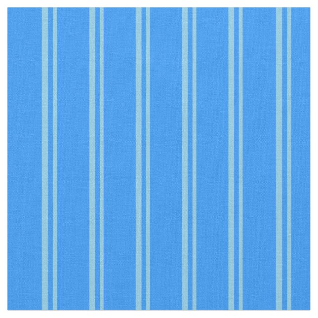 Sky Blue & Blue Striped/Lined Pattern Fabric (Close Up)