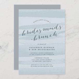 Sky Blue Bridesmaids Brunch Invitation