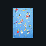 Sky Blue by Wassily Kandinsky Canvas Print<br><div class="desc">Sky Blue by Wassily Kandinsky.
Please visit my store for more interesting design and more colour choice.
=> zazzle.com/colorfulworld*</div>