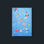 Sky Blue by Wassily Kandinsky Canvas Print<br><div class="desc">Sky Blue by Wassily Kandinsky.
Please visit my store for more interesting design and more colour choice.
=> zazzle.com/colorfulworld*</div>