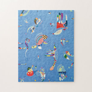Sky Blue by Wassily Kandinsky Jigsaw Puzzle