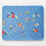 Sky Blue by Wassily Kandinsky Mouse Mat<br><div class="desc">Sky Blue by Wassily Kandinsky.
Please visit my store for more interesting design and more colour choice.
=> zazzle.com/colorfulworld*</div>