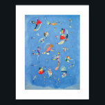 Sky Blue by Wassily Kandinsky Poster<br><div class="desc">Sky Blue by Wassily Kandinsky.
Please visit my store for more interesting design and more colour choice.
=> zazzle.com/colorfulworld*</div>